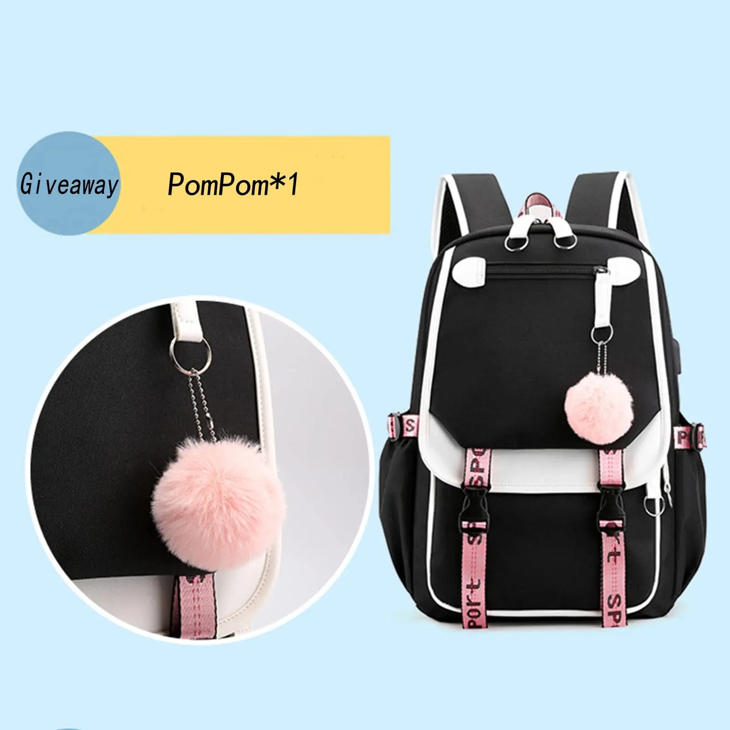 Teen Gothic Schoolbag – KPop Demon Hunters