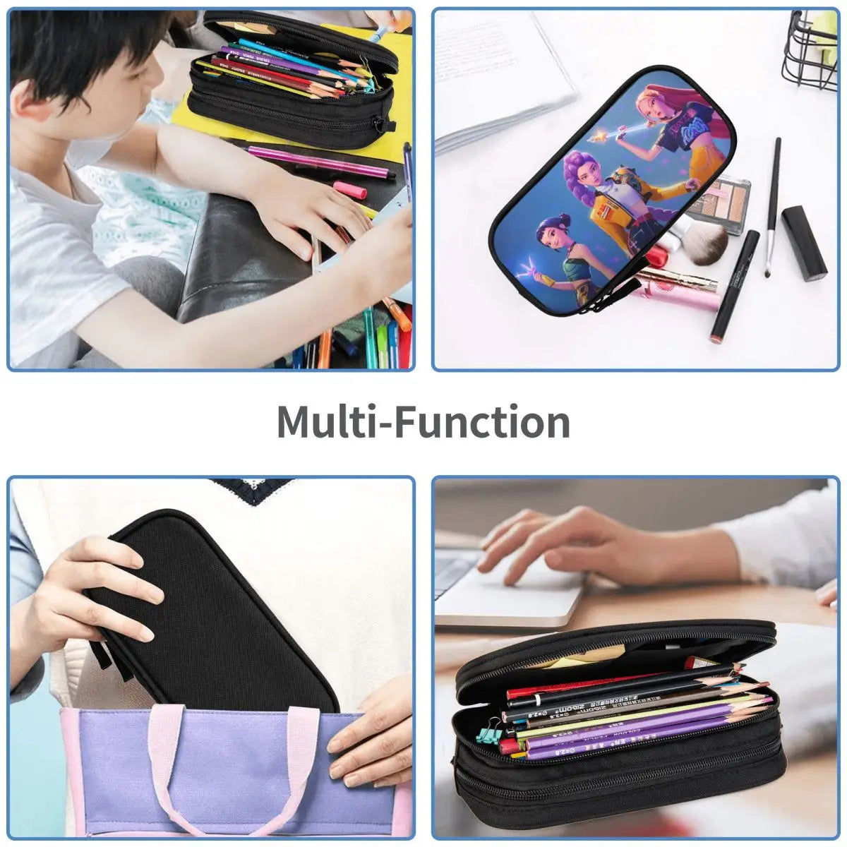 Cute Huntrix KPop Pencil Case for School