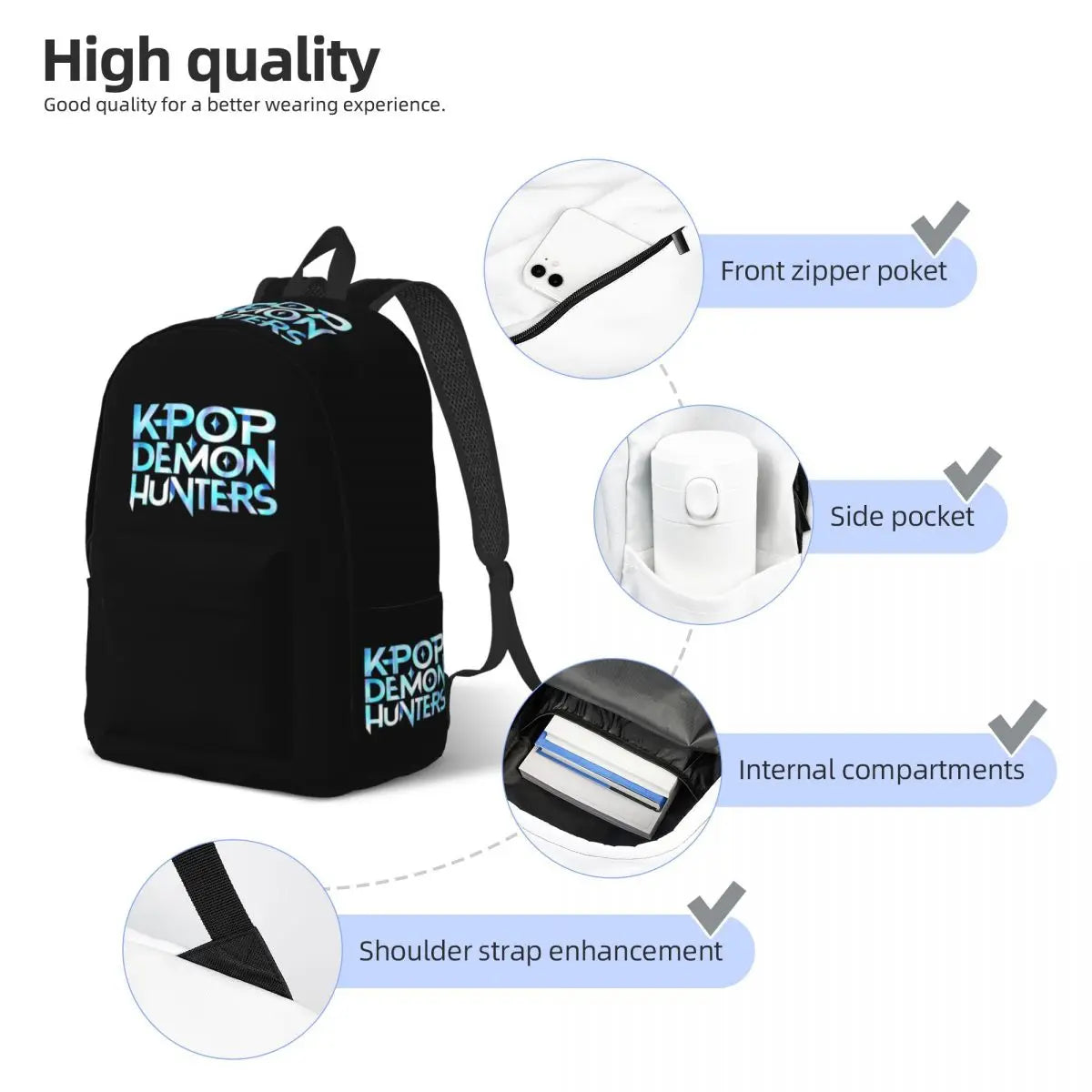KPop Demon Hunters School Backpack