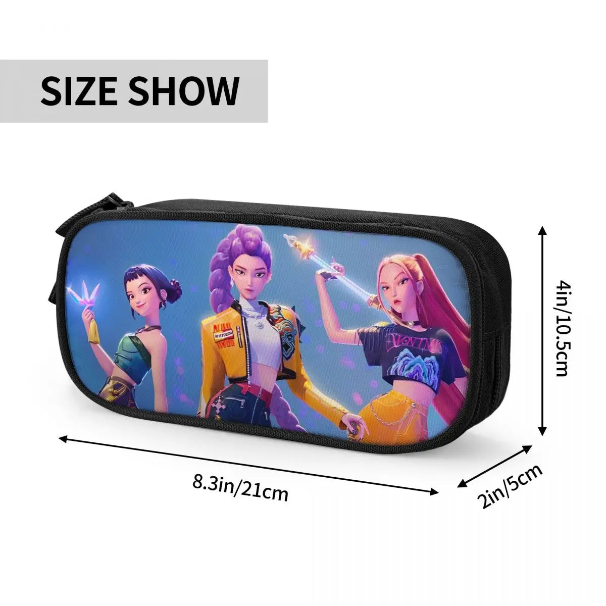 Cute Huntrix KPop Pencil Case for School