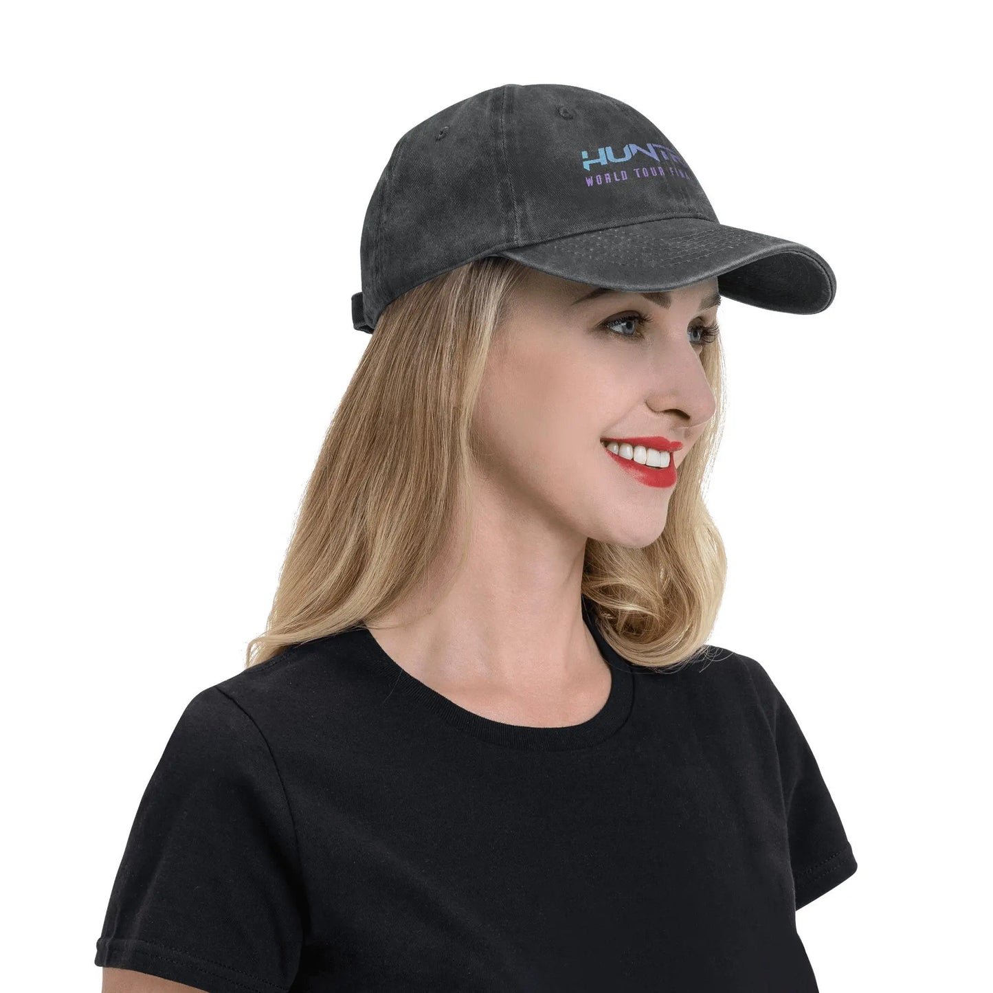 Huntrix World Tour Kpop Demon Hunters Vintage Snapback Cap