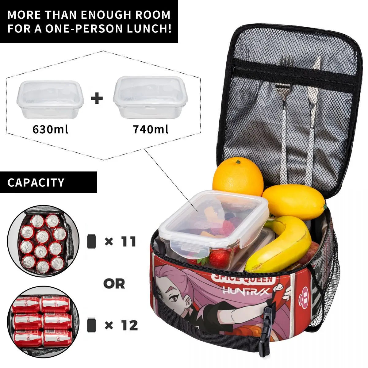Demon Hunters Lunch Box – Large & Leakproof