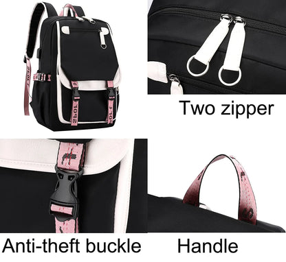 Teen Gothic Schoolbag – KPop Demon Hunters