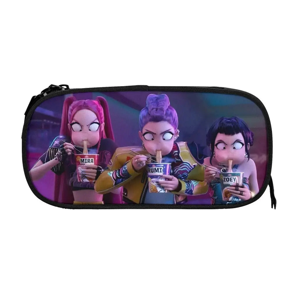 Cute KPop Pencil Bag – Huntrix School Style