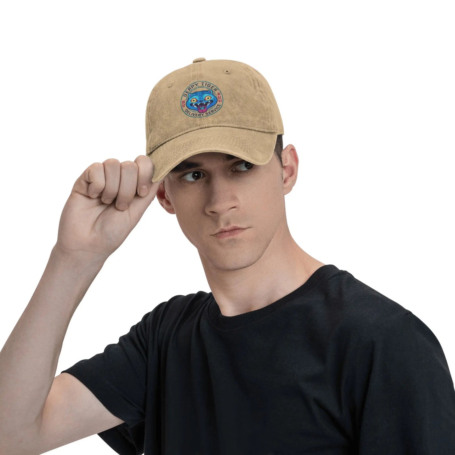 Huntrix KPop Cap – Blue Tiger Adjustable Hat