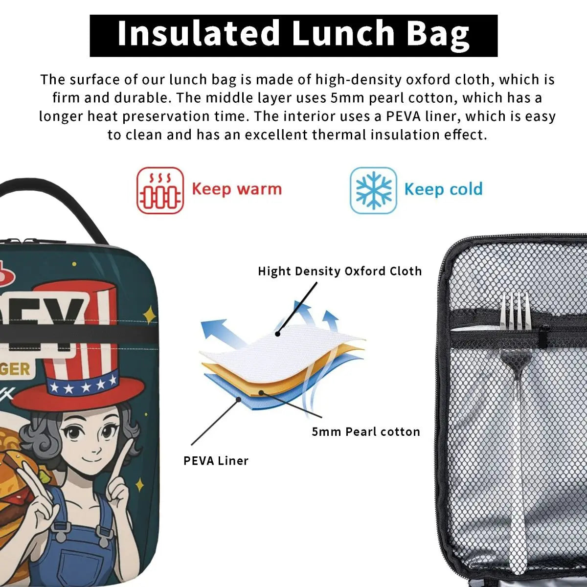Zoey Bento Buddy – Insulated KPop Lunch Bag