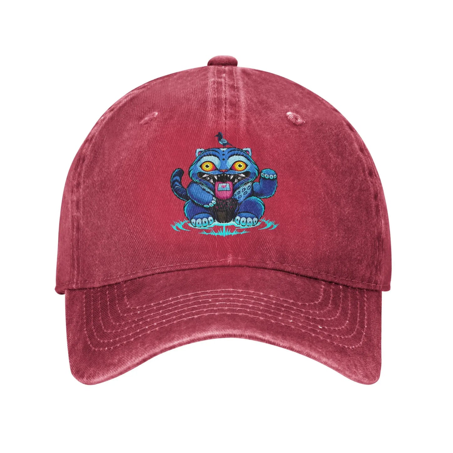 Huntrix K-Pop Demon Hunter Tiger Cap – Fun & Chill Vibes
