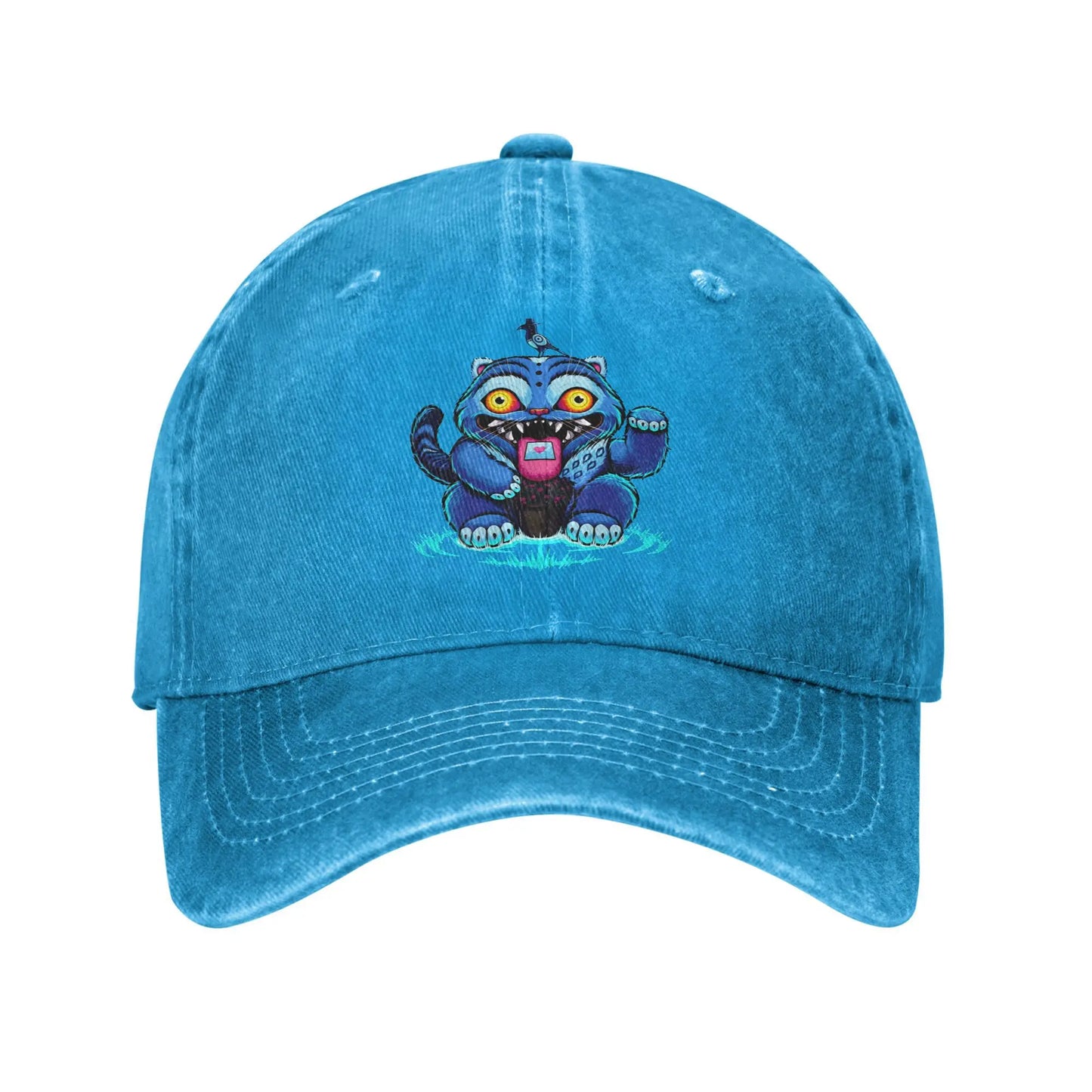 Huntrix K-Pop Demon Hunter Tiger Cap – Fun & Chill Vibes