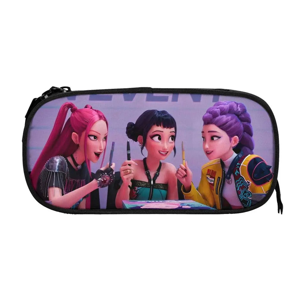 Cute KPop Pencil Bag – Huntrix School Style