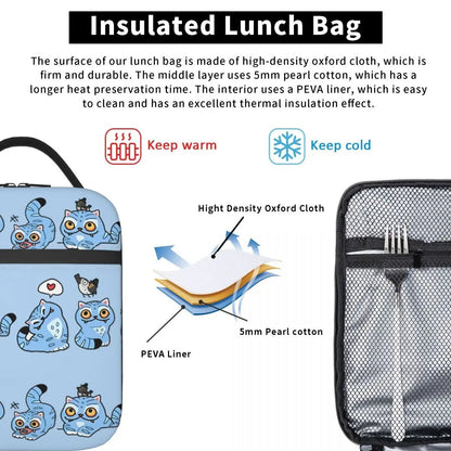 KPop Demon Hunters Lunch Bag – Derpy Tiger Insulated Tote