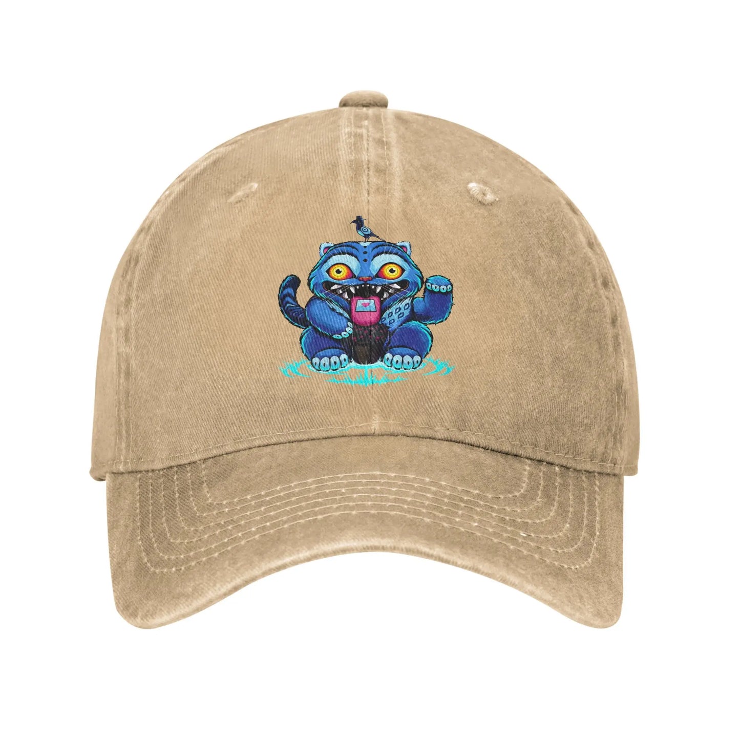 Huntrix K-Pop Demon Hunter Tiger Cap – Fun & Chill Vibes