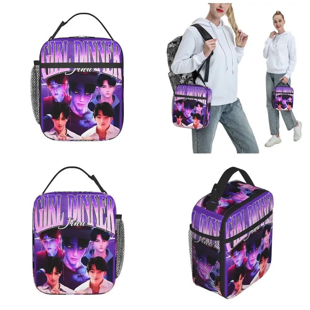 KPop Demon Hunters Lunch Bag – Derpy Tiger Insulated Tote