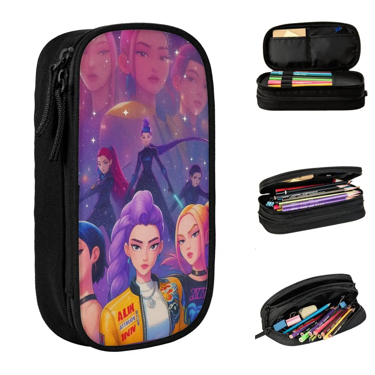 Back to School KPop Demon Hunters Pencil Case