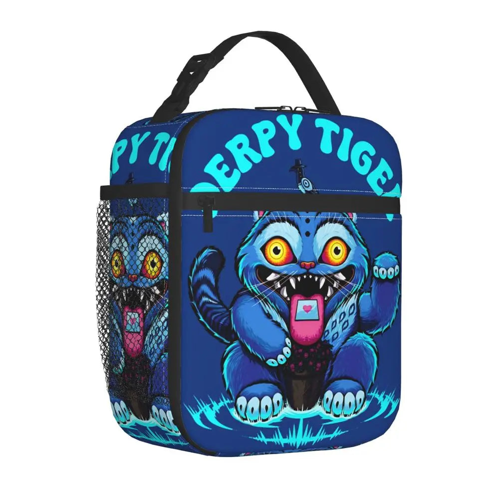 KPop Demon Hunters Lunch Bag – Derpy Tiger Insulated Tote