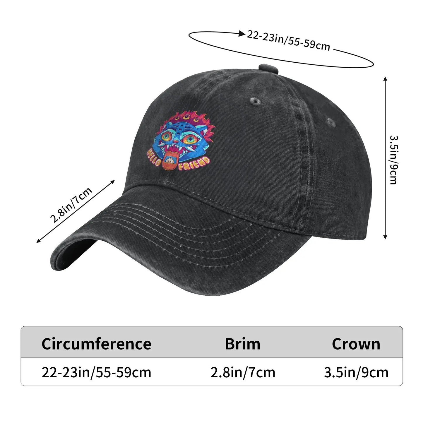 KPop Demon Hunters Huntrix Tiger Cap – Adjustable Cotton Hat