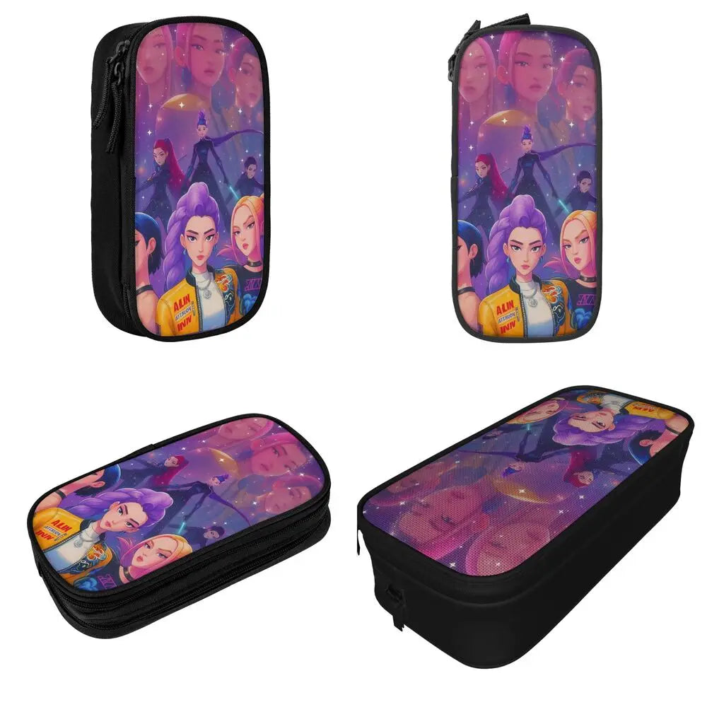 Back to School KPop Demon Hunters Pencil Case