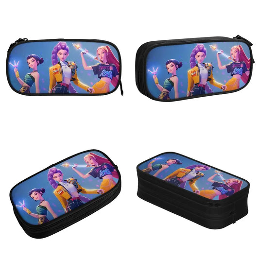 Cute Huntrix KPop Pencil Case for School