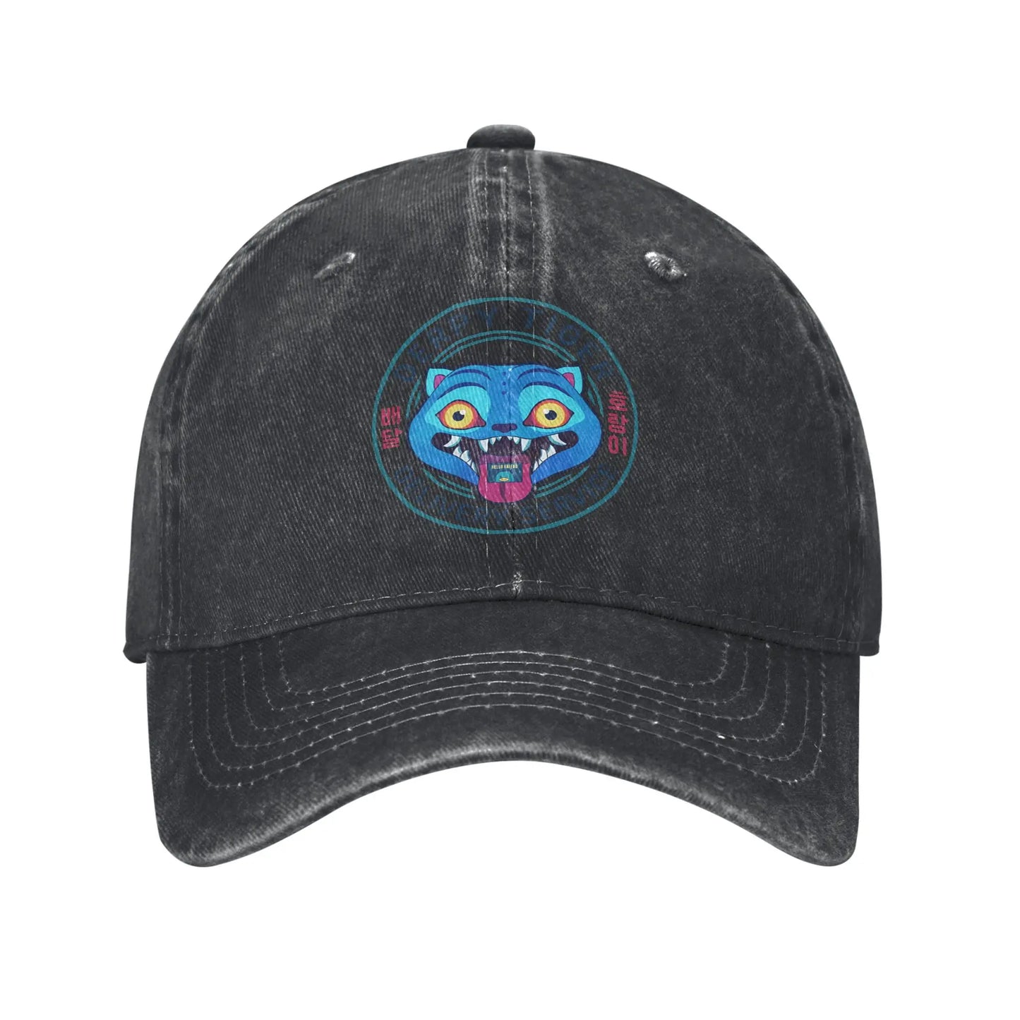 Huntrix KPop Cap – Blue Tiger Adjustable Hat