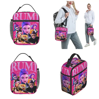 KPop Demon Hunters Lunch Bag – Derpy Tiger Insulated Tote