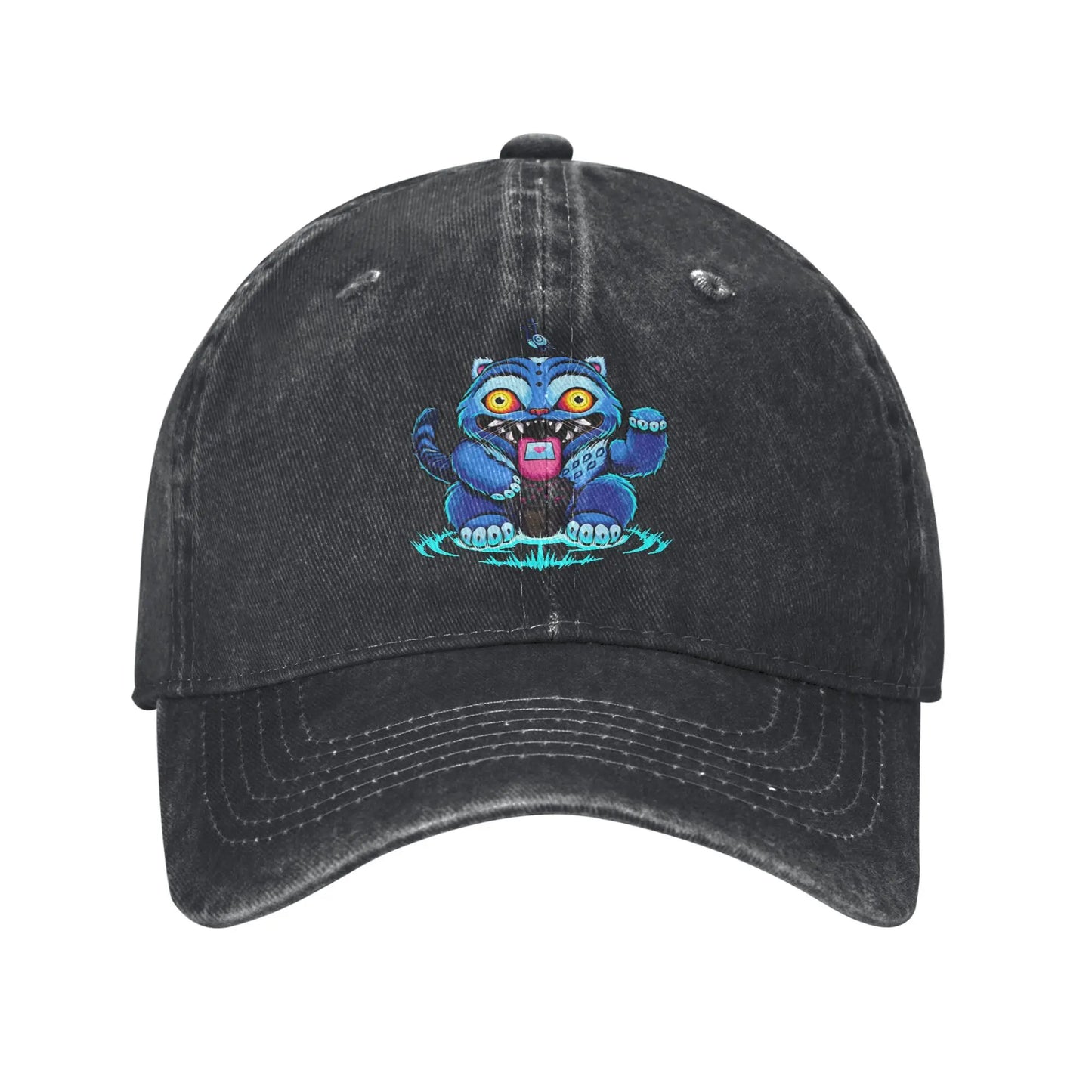 Huntrix K-Pop Demon Hunter Tiger Cap – Fun & Chill Vibes