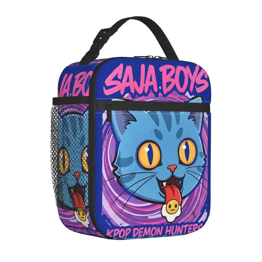 KPop Demon Hunters Lunch Bag – Derpy Tiger Insulated Tote
