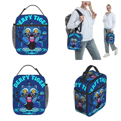 KPop Demon Hunters Lunch Bag – Derpy Tiger Insulated Tote