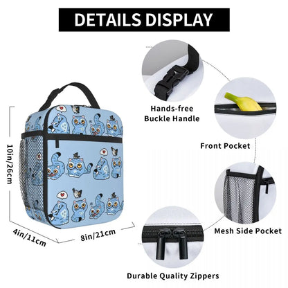 KPop Demon Hunters Lunch Bag – Derpy Tiger Insulated Tote