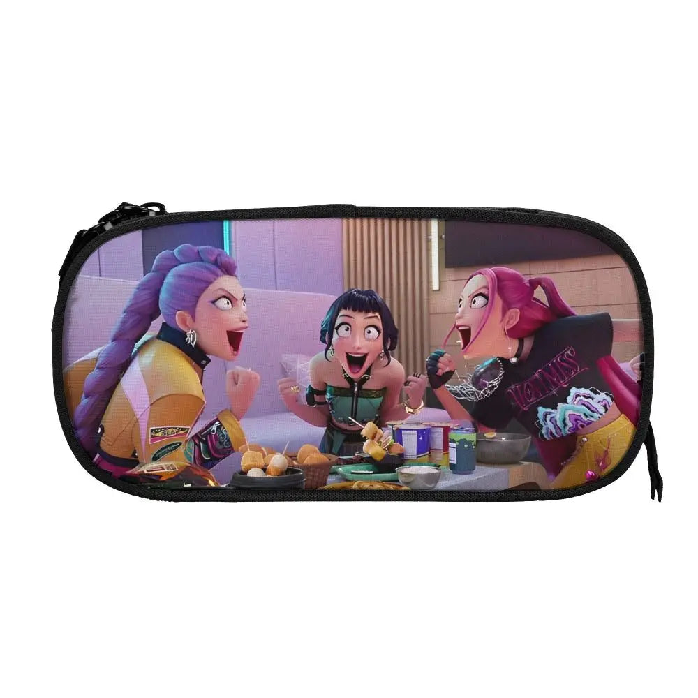 Cute KPop Pencil Bag – Huntrix School Style