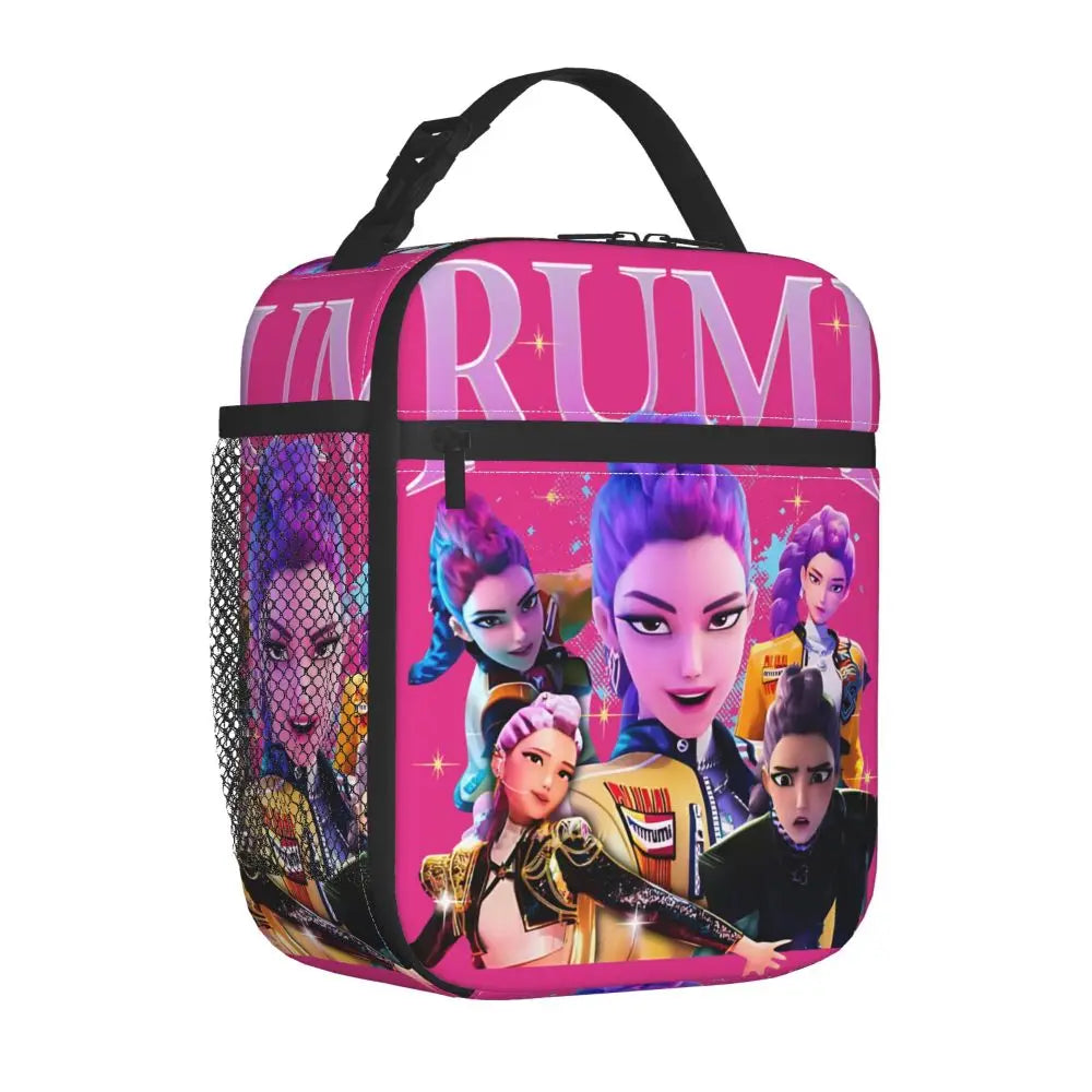 KPop Demon Hunters Lunch Bag – Derpy Tiger Insulated Tote