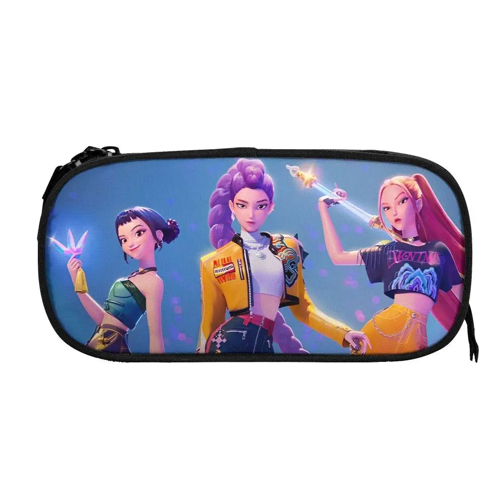 Cute KPop Pencil Bag – Huntrix School Style