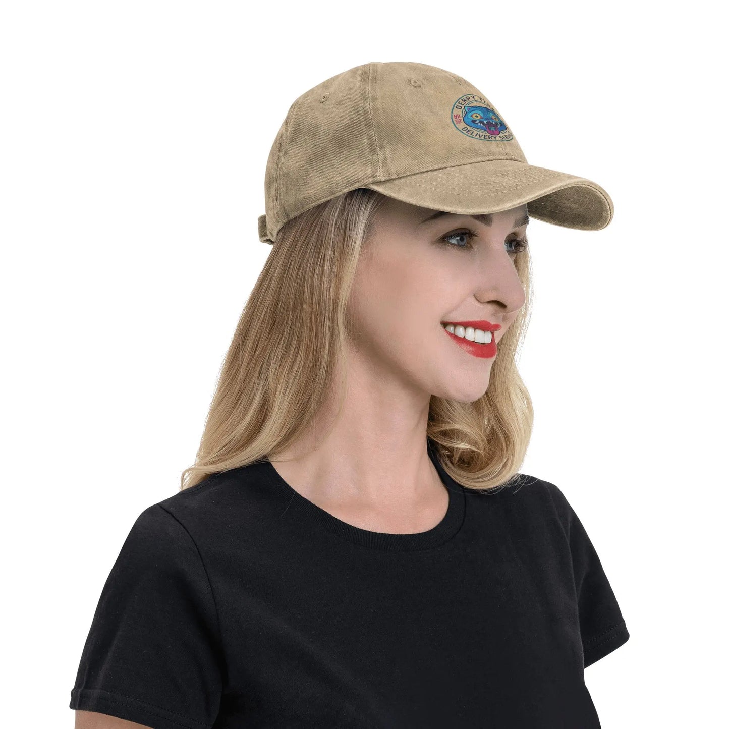 Huntrix KPop Cap – Blue Tiger Adjustable Hat