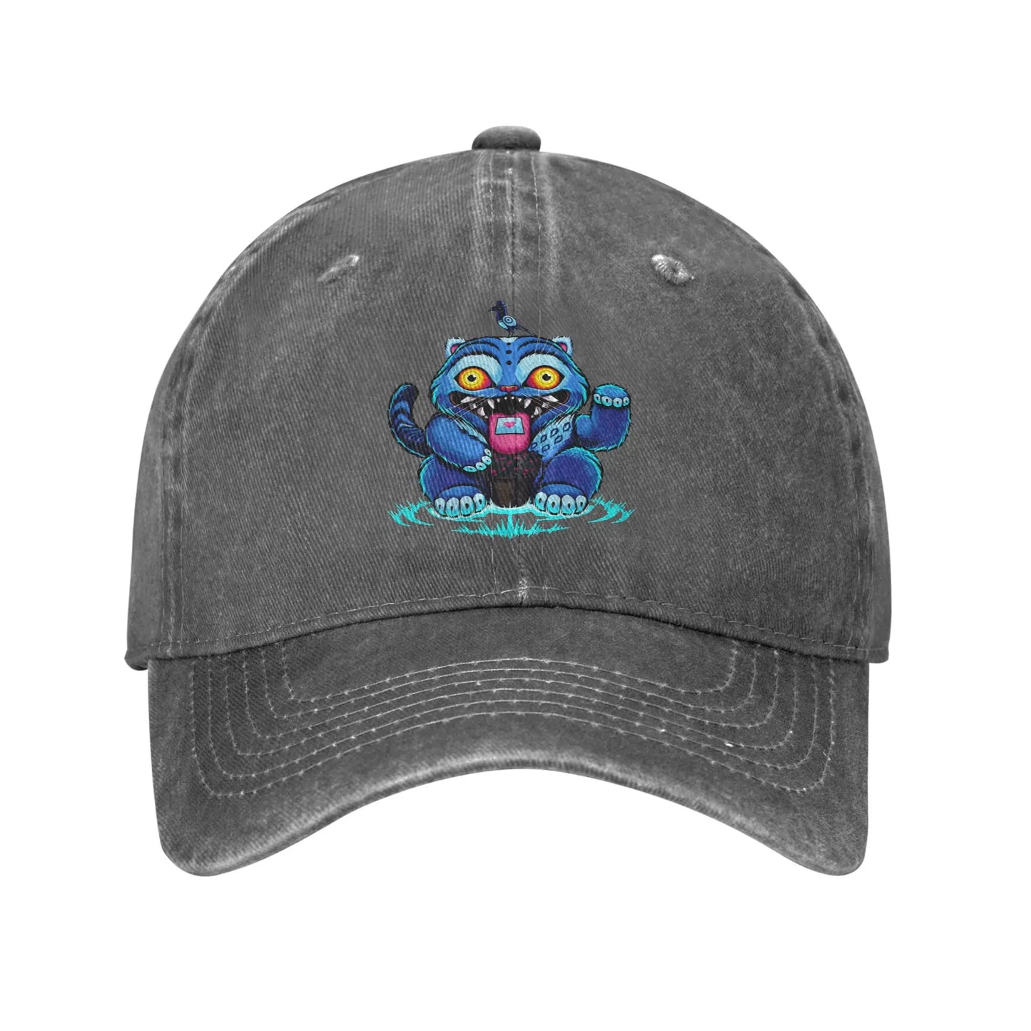 Huntrix K-Pop Demon Hunter Tiger Cap – Fun & Chill Vibes