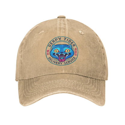 Huntrix KPop Cap – Blue Tiger Adjustable Hat