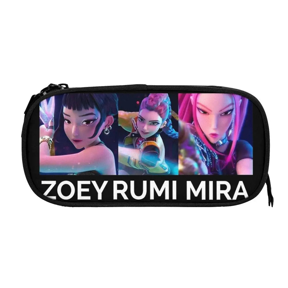 Cute KPop Pencil Bag – Huntrix School Style